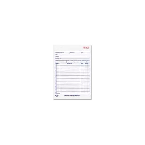 Adams Mfg Adams Sales Order Book, 2-Part, Carbonless, 5-9/16